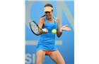 BIRMINGHAM, ENGLAND - JUNE 15:  Ana Ivanovic of Serbia in action during the Singles Final during Day Seven of the Aegon Classic at Edgbaston Priory Club on June 15, 2014 in Birmingham, England.  (Photo by Tom Dulat/Getty Images)